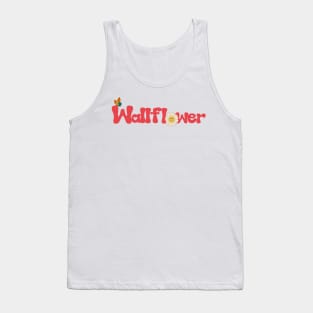 Wallflower, Overthinker, Anxious, anxiety, loner, sad, happy, hippy Tank Top